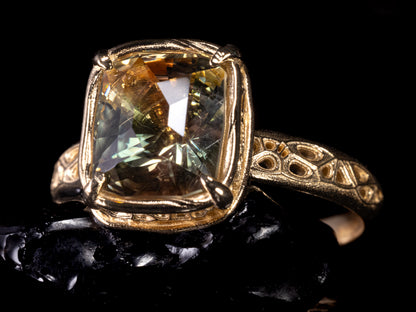 Sunstone 14k gold custom order for Robin
