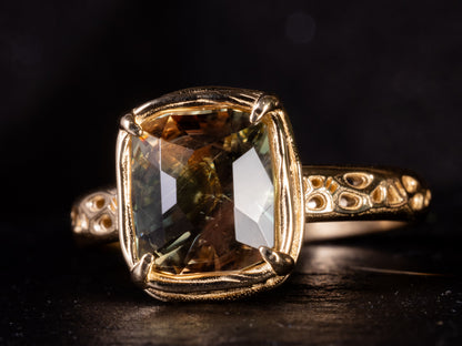 Sunstone 14k gold custom order for Robin