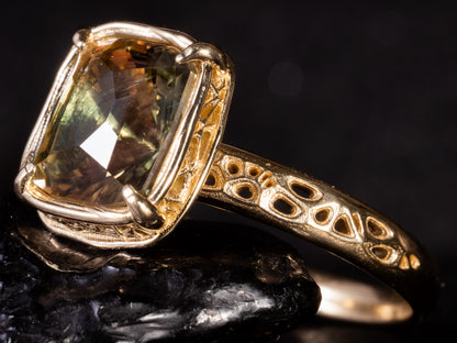 Sunstone 14k gold custom order for Robin