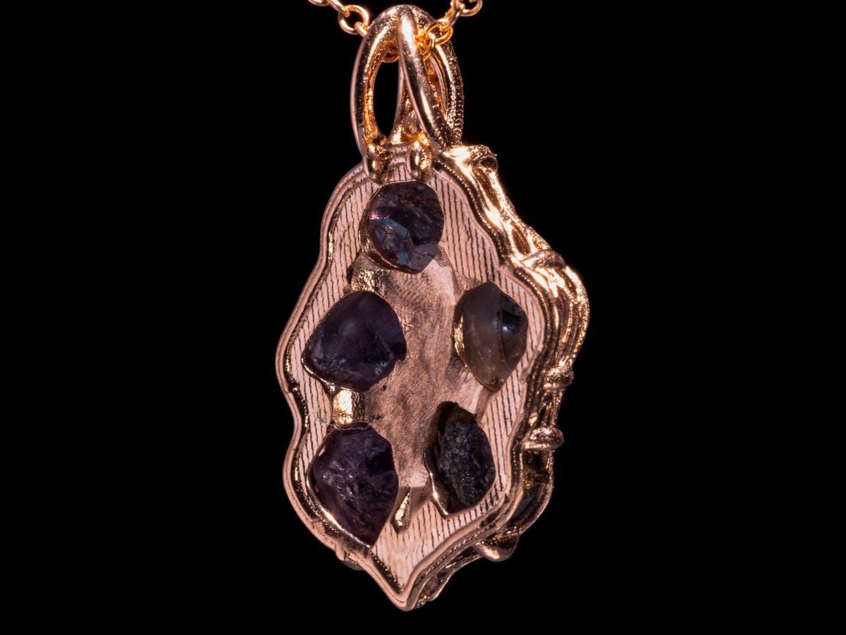 Natural Pink Montana Sapphire Pendant 14k Rose Gold | 6 Carats | One of a Kind 