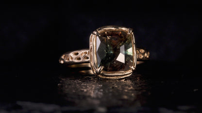 Sunstone 14k gold custom order for Robin